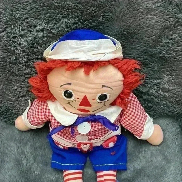 Vintage Raggedy  Andy Teach and Play Doll - Picture 7 of 16